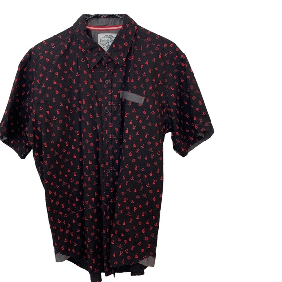 Denim & Rivets XXL Cotton Sleeve Button Up Shirt, un tuck style - Picture 2 of 9